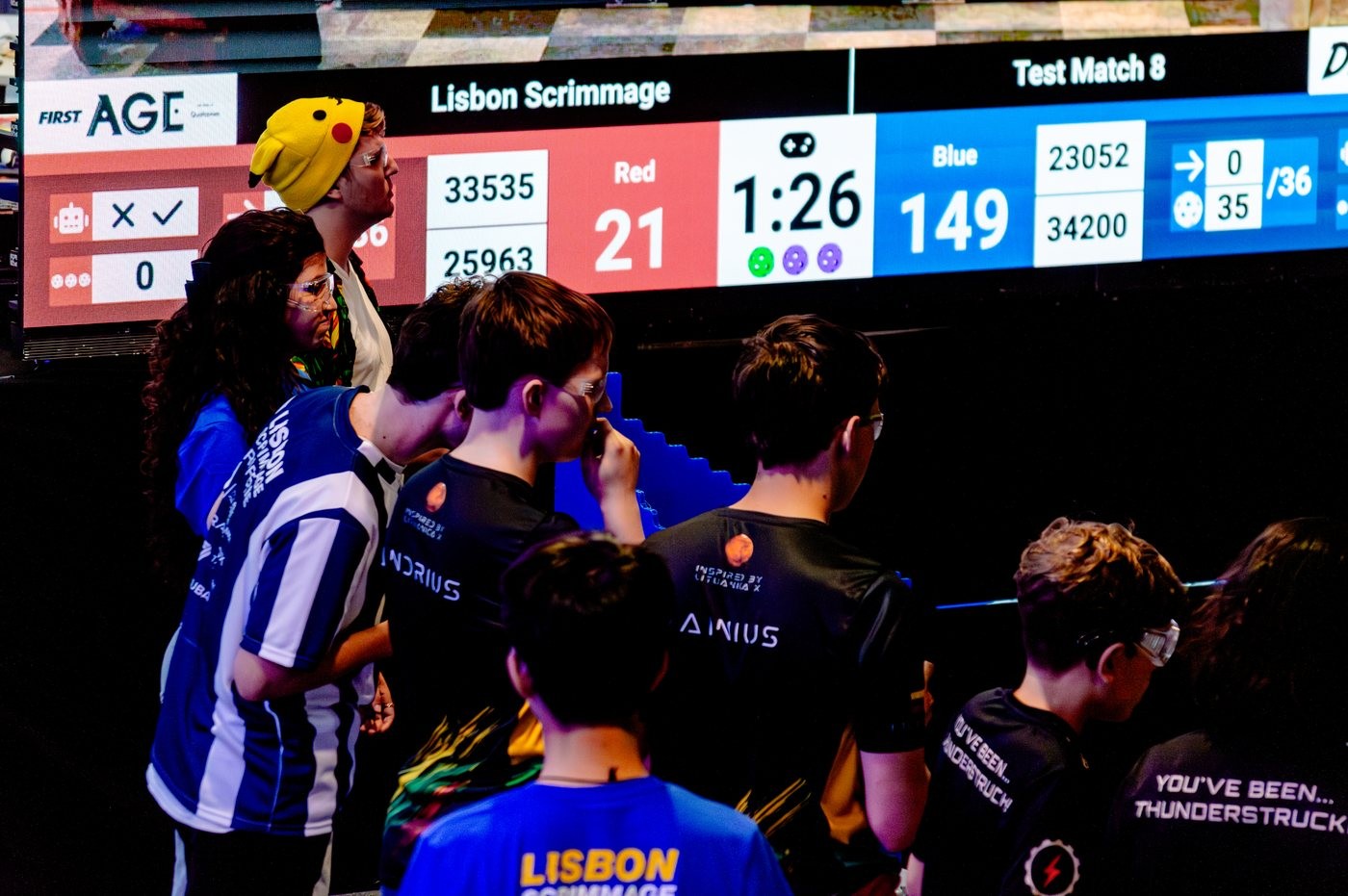 Thunderstrike and Heroes of the Sea on the scoreboard